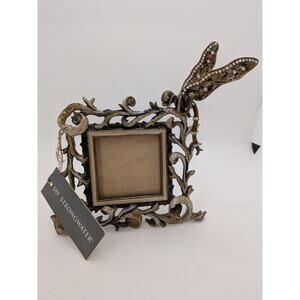 NWT JAY STRONGWATER ENAMEL DRAGONFLY PICTURE FRAME WITH SWAROVSKI CRYSTALS